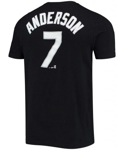 Men's Tim Anderson Black Chicago White Sox Name Number T-shirt $29.99 T-Shirts