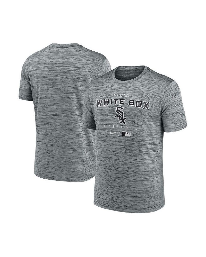 Men's Charcoal Chicago White Sox Authentic Collection Velocity Practice Performance T-shirt $23.39 T-Shirts