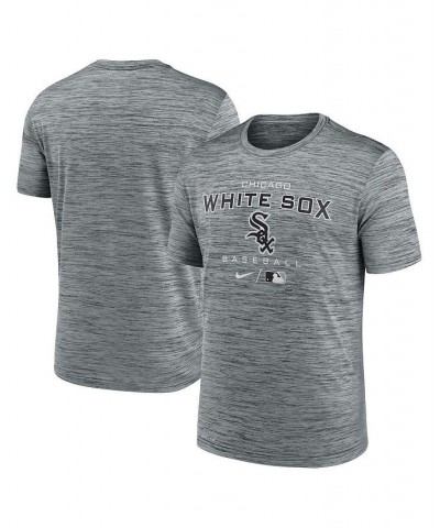 Men's Charcoal Chicago White Sox Authentic Collection Velocity Practice Performance T-shirt $23.39 T-Shirts