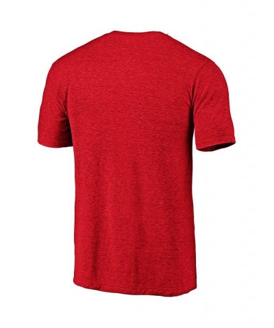 Men's Branded Heathered Red Washington Wizards Distressed Tri-Blend T-shirt $13.94 T-Shirts