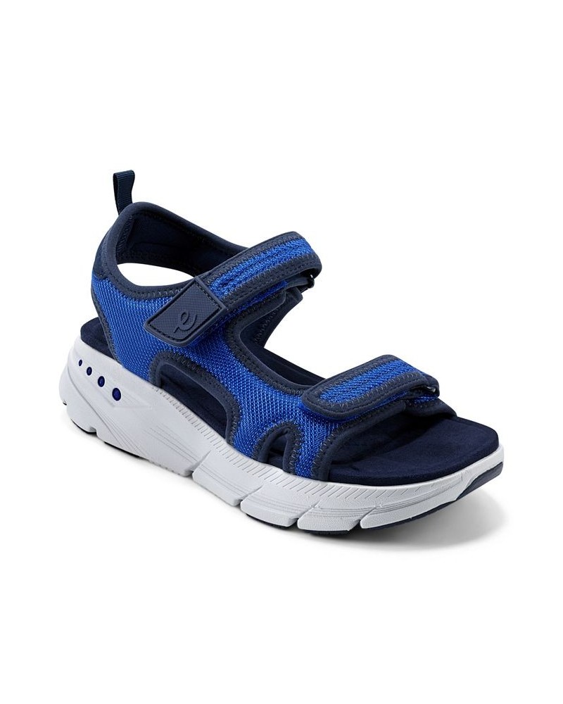 Women's Maison Emove Walking Sandals Blue $41.83 Shoes