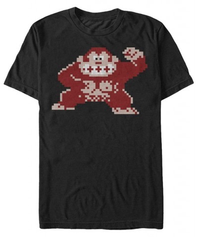 Nintendo Men's Donkey Kong Classic Pixelated Kong Short Sleeve T-Shirt Black $18.54 T-Shirts