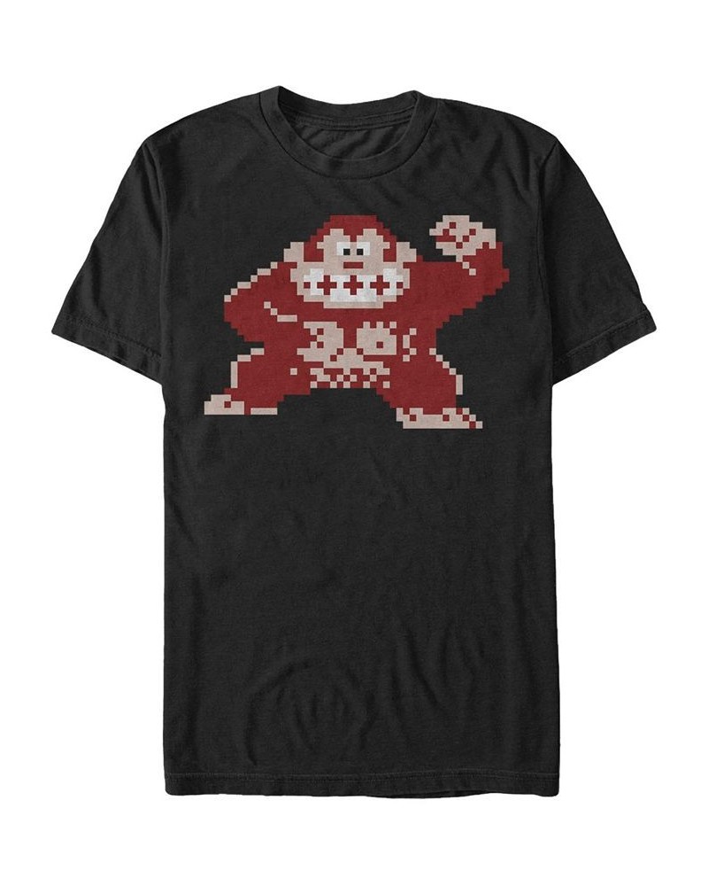 Nintendo Men's Donkey Kong Classic Pixelated Kong Short Sleeve T-Shirt Black $18.54 T-Shirts