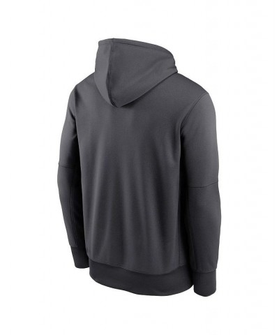 Men's Anthracite New York Yankees Bracket Icon Performance Pullover Hoodie $36.90 Sweatshirt