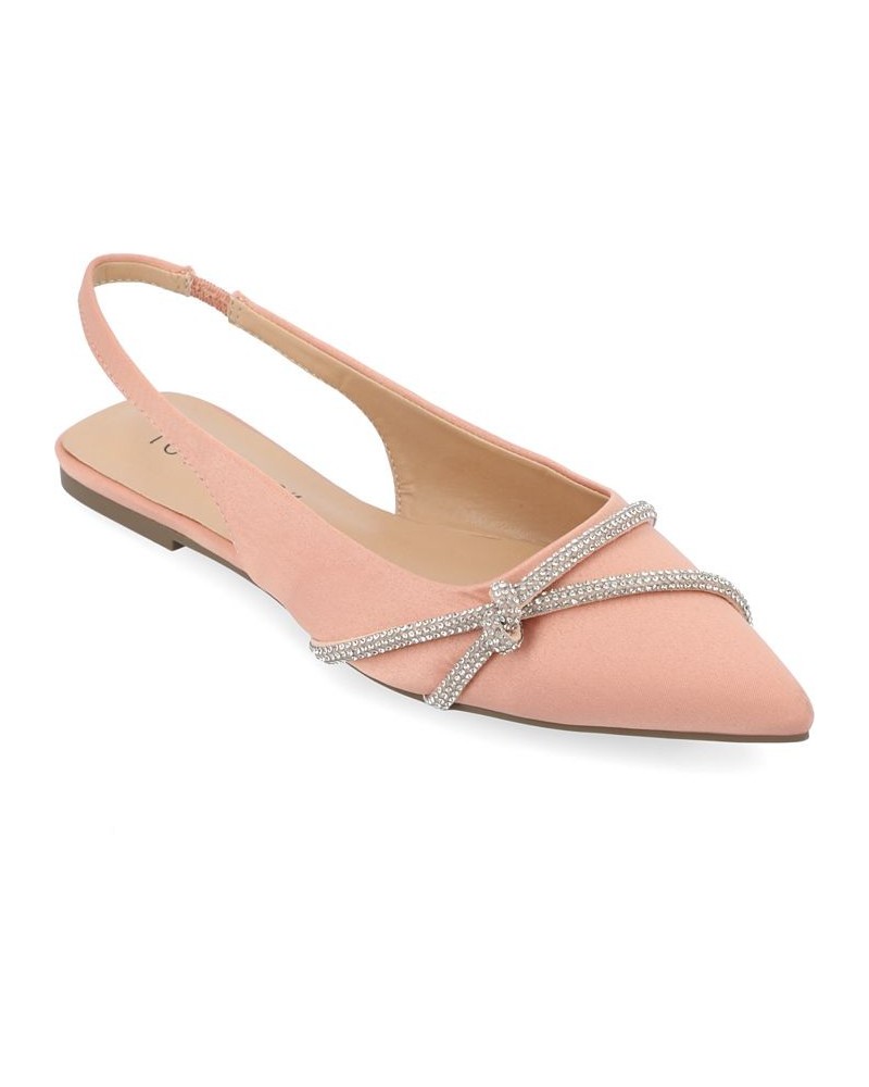 Women's Rebbel Slingback Flat Rose $39.95 Shoes