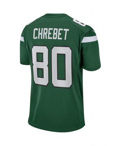 Men's Wayne Chrebet Gotham Green New York Jets Game Retired Player Jersey $34.24 Jersey