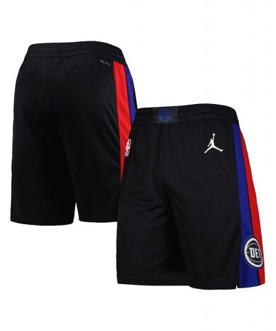 Men's Brand Black Detroit Pistons 2022/2023 Statement Edition Swingman Performance Shorts $45.89 Shorts