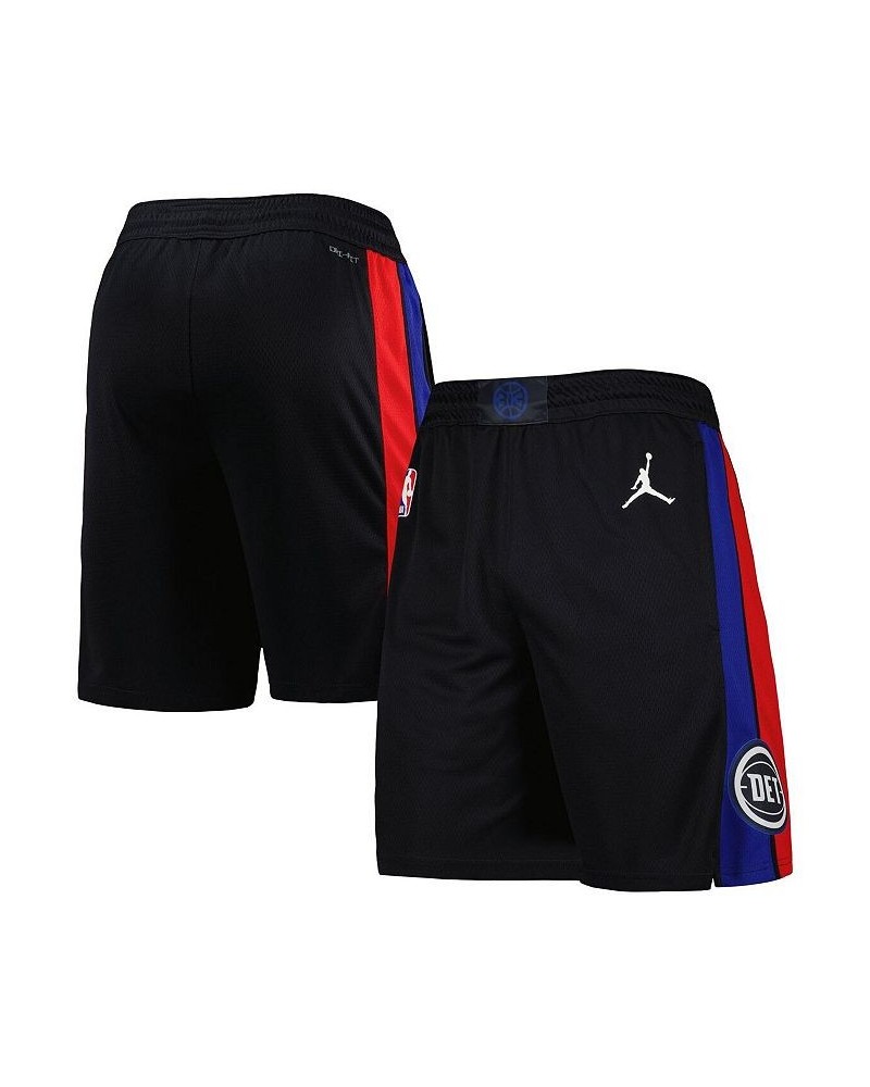 Men's Brand Black Detroit Pistons 2022/2023 Statement Edition Swingman Performance Shorts $45.89 Shorts