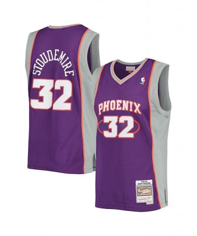 Men's Amar'E Stoudemire Purple Phoenix Suns 2002-2003 Authentic Hardwood Classics Swingman Jersey $65.25 Jersey