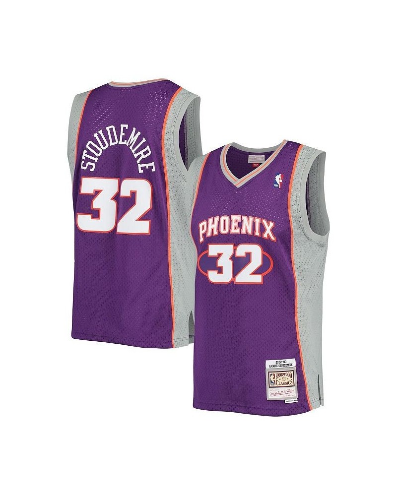 Men's Amar'E Stoudemire Purple Phoenix Suns 2002-2003 Authentic Hardwood Classics Swingman Jersey $65.25 Jersey