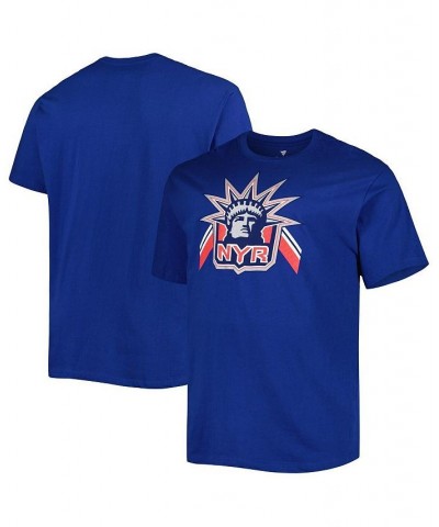 Men's Branded Blue New York Rangers Big and Tall Special Edition 2.0 T-shirt $27.99 T-Shirts