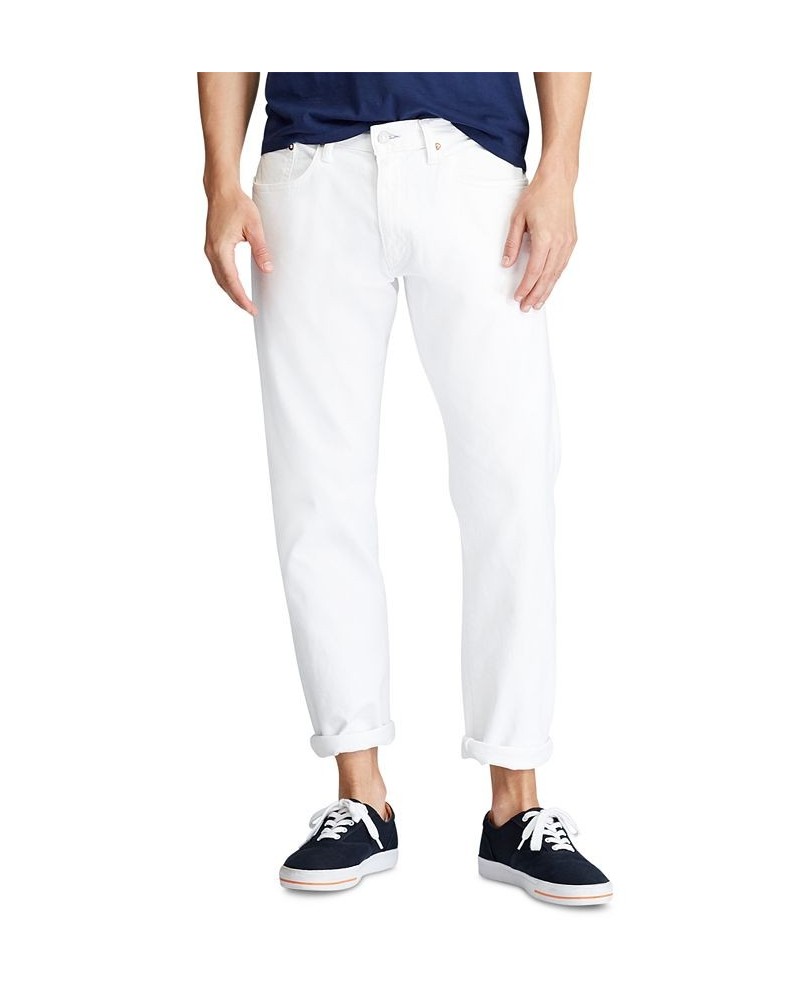 Men's Hampton Relaxed Straight Jeans Hudson White $40.00 Jeans