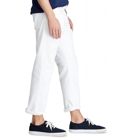 Men's Hampton Relaxed Straight Jeans Hudson White $40.00 Jeans