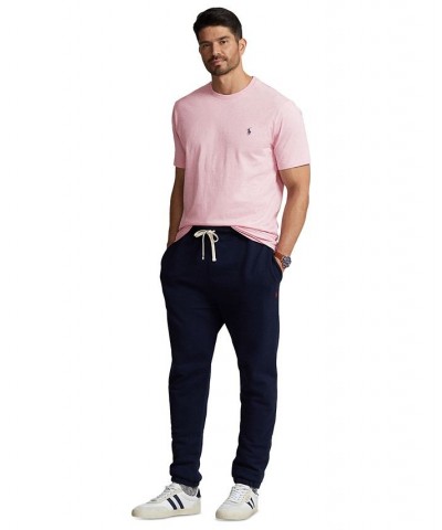 Men's Big & Tall Jersey Crewneck T-Shirt Pink $31.85 T-Shirts