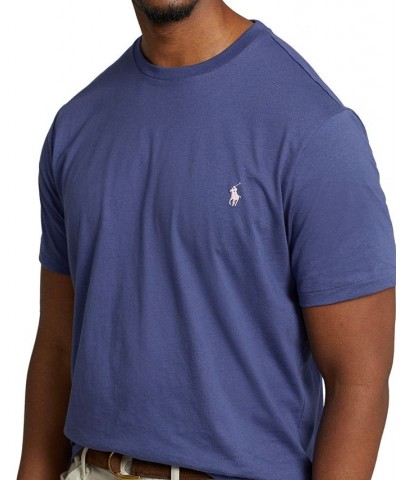 Men's Big & Tall Jersey Crewneck T-Shirt Pink $31.85 T-Shirts