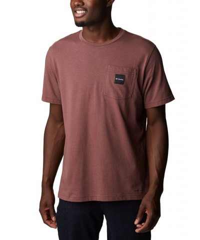 Men's Thistletown Hills Short-Sleeve Pocket T-Shirt Red $18.00 T-Shirts