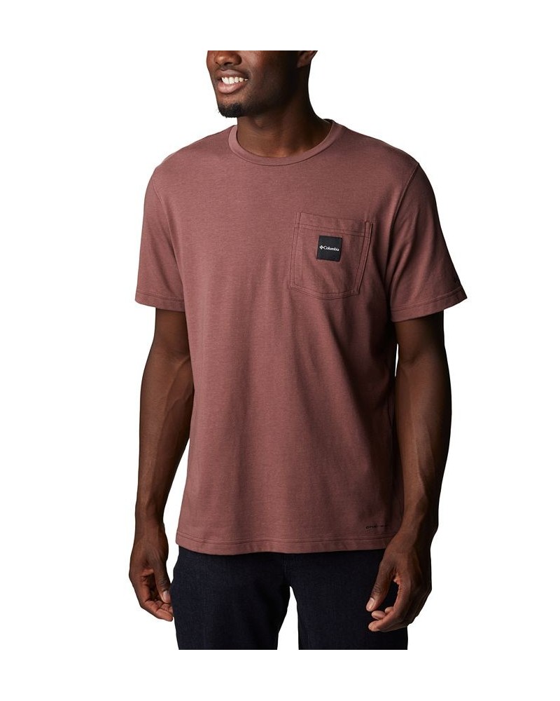 Men's Thistletown Hills Short-Sleeve Pocket T-Shirt Red $18.00 T-Shirts