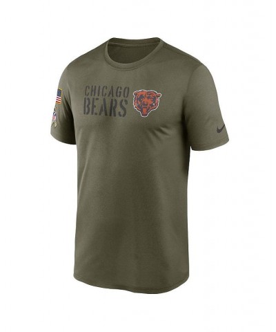 Men's Olive Chicago Bears 2022 Salute To Service Legend Team T-shirt $29.14 T-Shirts