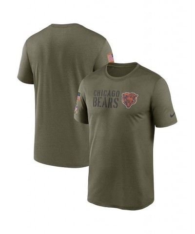 Men's Olive Chicago Bears 2022 Salute To Service Legend Team T-shirt $29.14 T-Shirts