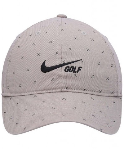 Men's Gray Heritage86 Washed Club Performance Adjustable Hat $16.72 Hats