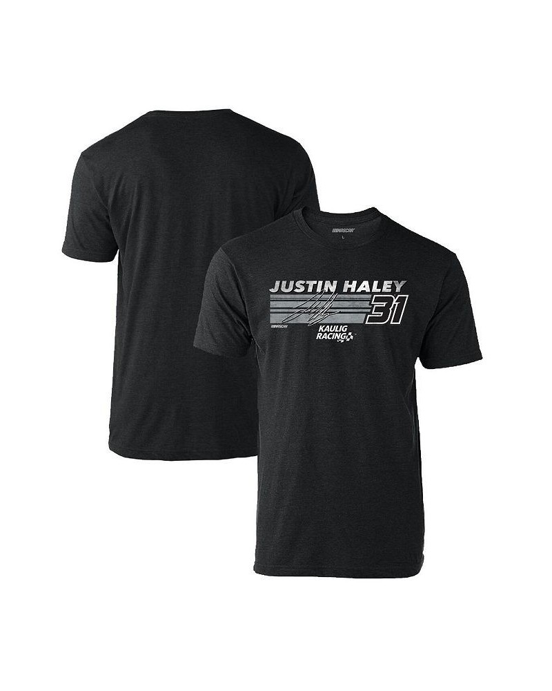 Men's Heather Charcoal Justin Haley Hot Lap T-shirt $16.80 T-Shirts