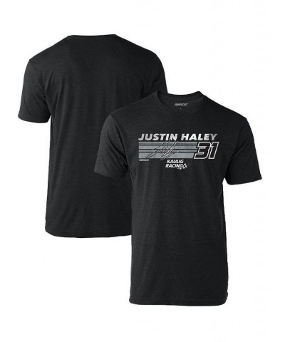 Men's Heather Charcoal Justin Haley Hot Lap T-shirt $16.80 T-Shirts