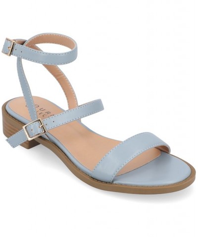 Women's Gigie Strappy Sandal Blue $39.60 Shoes