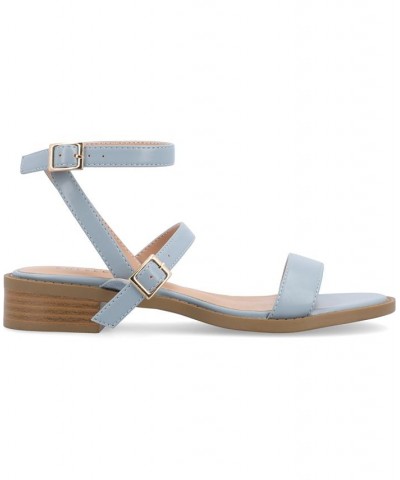 Women's Gigie Strappy Sandal Blue $39.60 Shoes