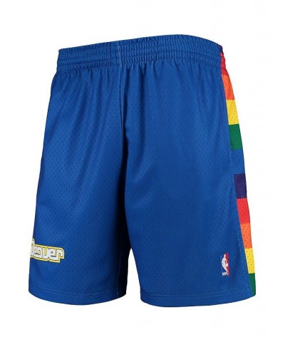 Men's Royal Denver Nuggets Hardwood Classics Team Swingman Shorts $36.90 Shorts