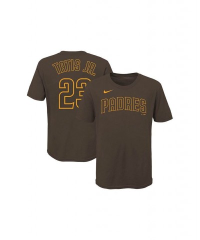 San Diego Padres Men's Name and Number Player T-Shirt Fernando Tatis Jr. $26.54 T-Shirts