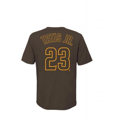 San Diego Padres Men's Name and Number Player T-Shirt Fernando Tatis Jr. $26.54 T-Shirts