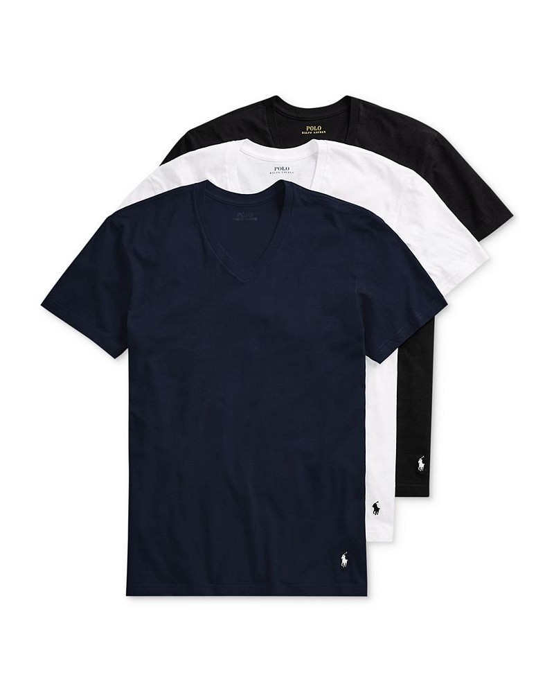 Men's V-Neck Classic Undershirt 3-Pack Cruise Navy / White / Black $22.00 Undershirt