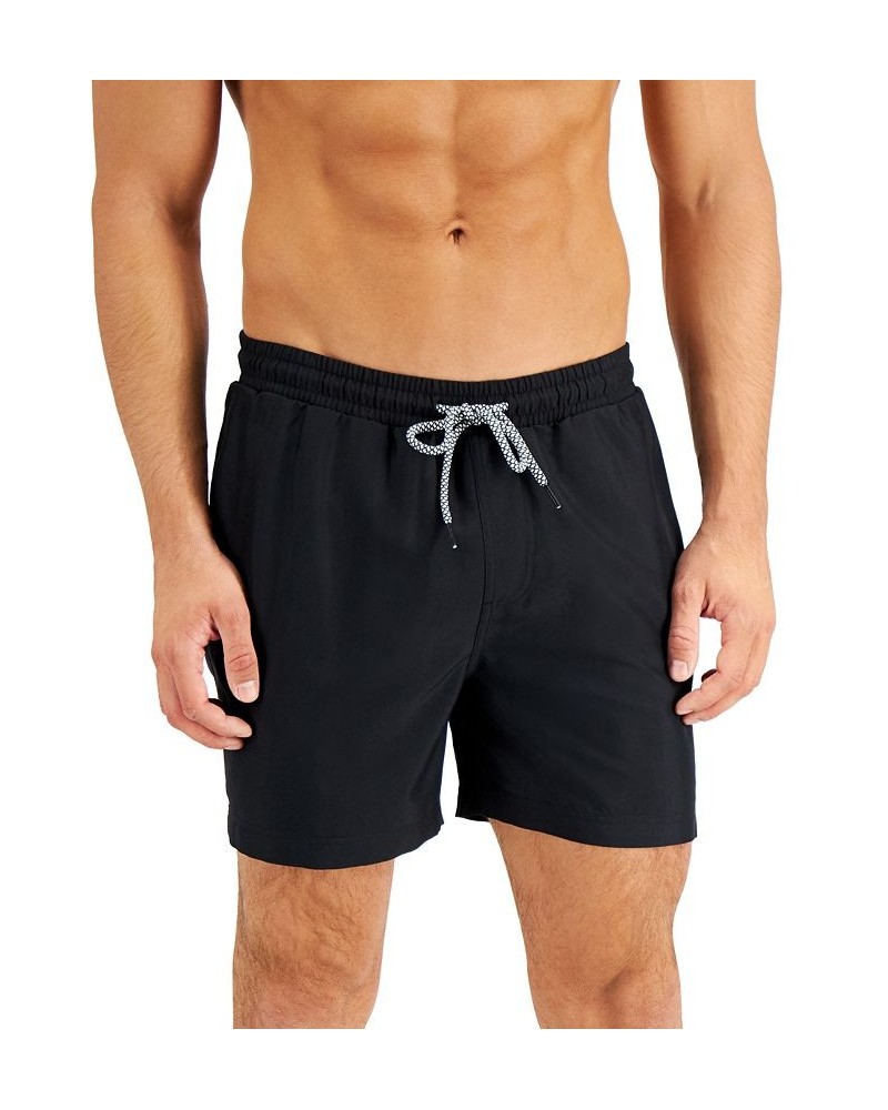 INC Men's Regular-Fit Quick-Dry Solid 5" Swim Trunks PD01 $17.39 Swimsuits