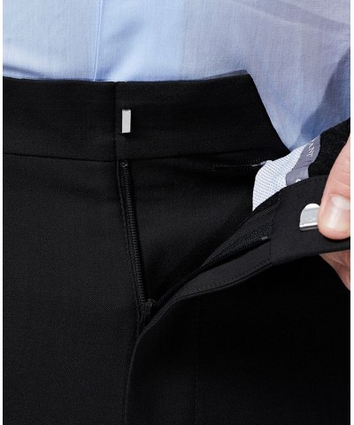 Men's Premium Comfort Stretch Classic-Fit Solid Flat Front Dress Pants PD01 $25.30 Pants