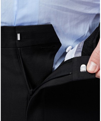 Men's Premium Comfort Stretch Classic-Fit Solid Flat Front Dress Pants PD01 $25.30 Pants