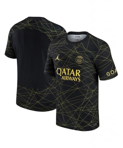 Men's Brand Black Paris Saint-Germain 2022/23 Fourth Breathe Stadium Replica Jersey $35.70 Jersey