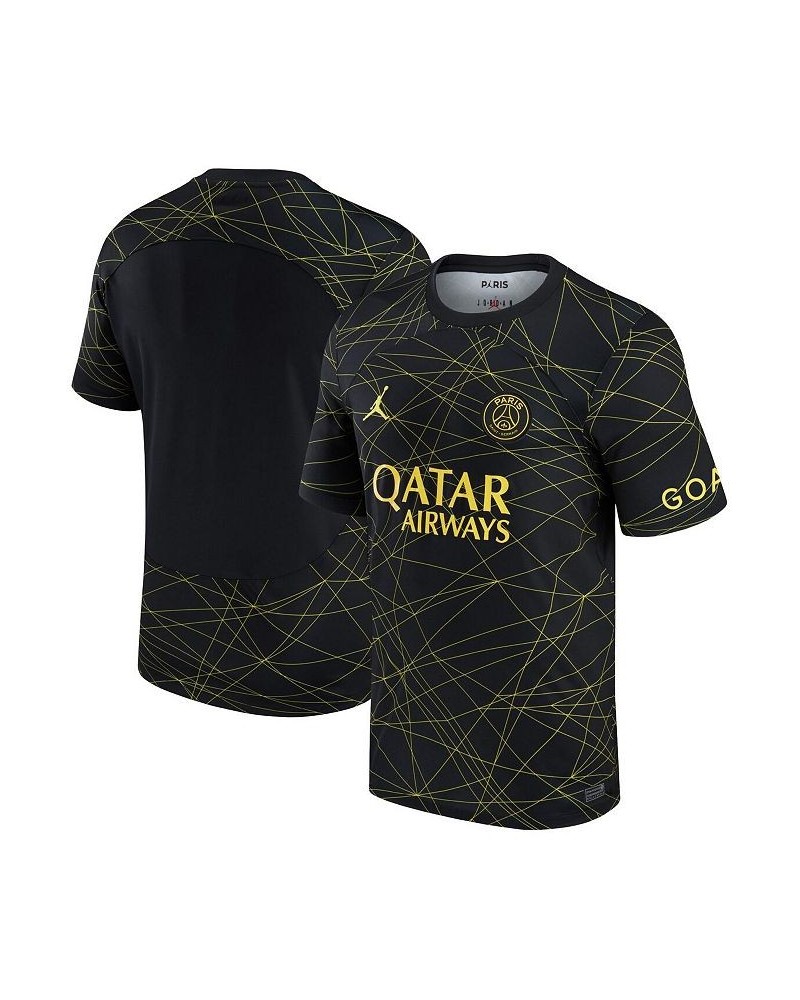 Men's Brand Black Paris Saint-Germain 2022/23 Fourth Breathe Stadium Replica Jersey $35.70 Jersey