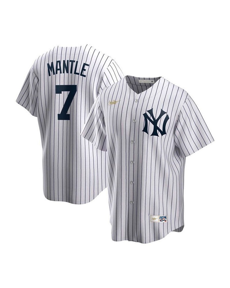 Men's Mickey Mantle White New York Yankees Home Cooperstown Collection Player Jersey $53.32 Jersey