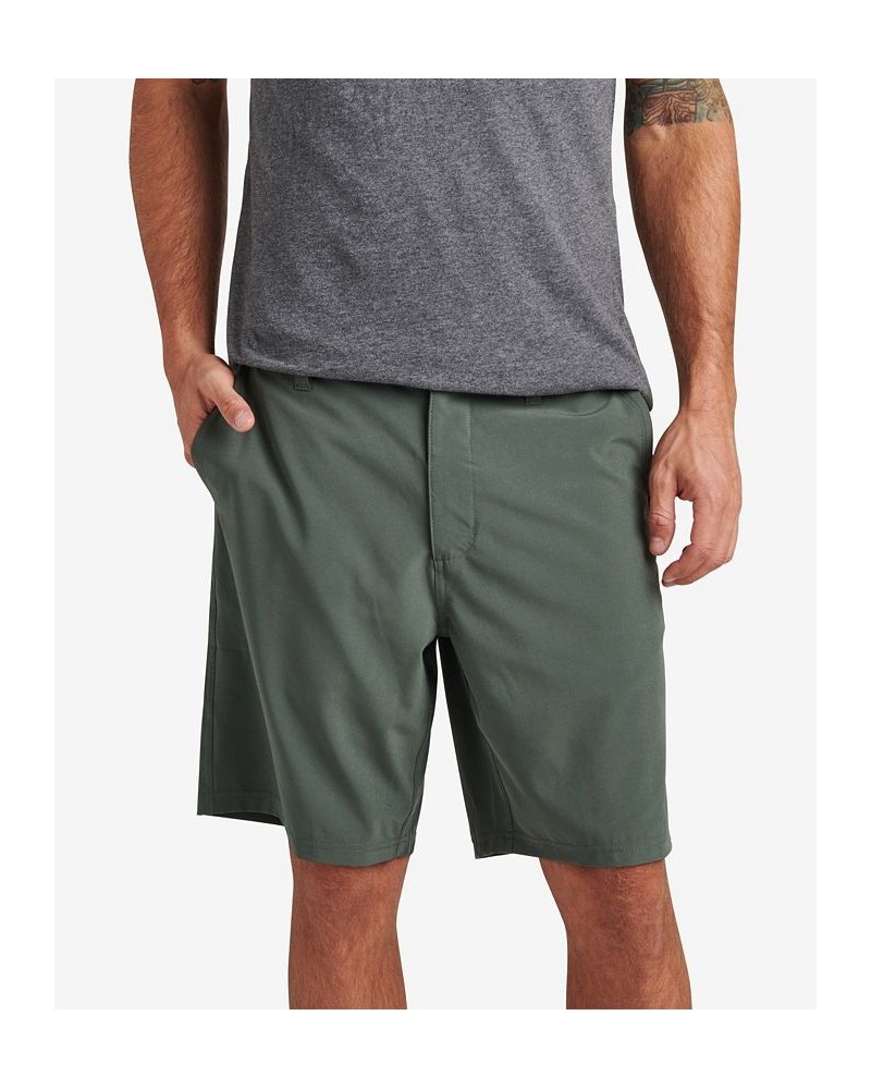 Men's Medford 19" Button Front Shorts with Side and Back Pockets Green $19.13 Swimsuits