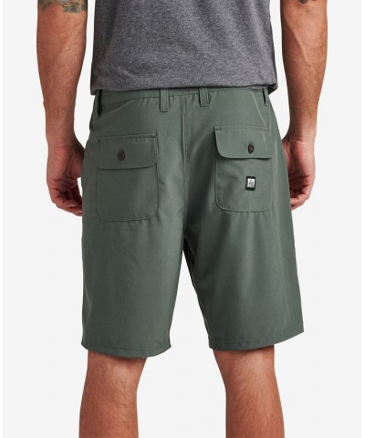 Men's Medford 19" Button Front Shorts with Side and Back Pockets Green $19.13 Swimsuits