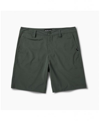 Men's Medford 19" Button Front Shorts with Side and Back Pockets Green $19.13 Swimsuits