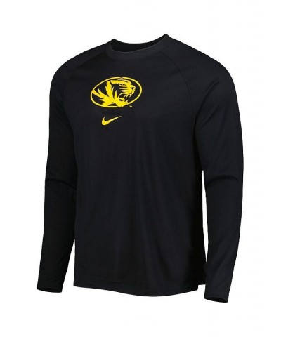 Men's Black Missouri Tigers Spotlight Raglan Performance Long Sleeve T-shirt $37.79 T-Shirts