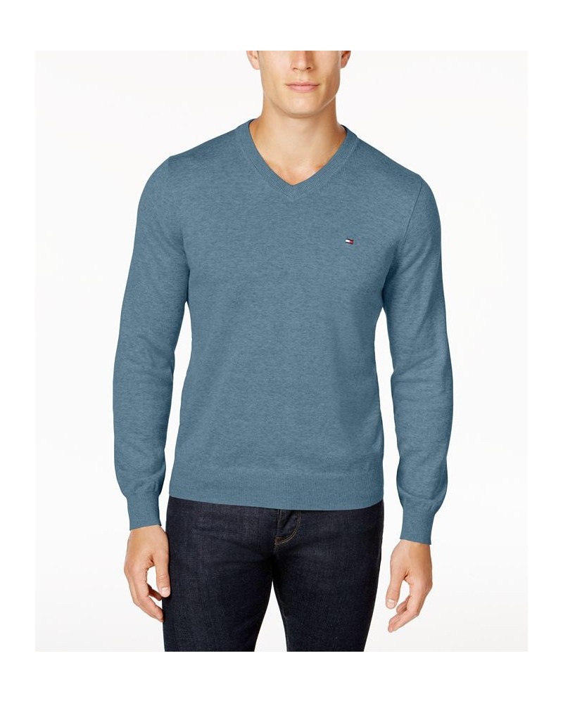 Men's Signature Solid V-Neck Sweater PD01 $29.90 Sweaters