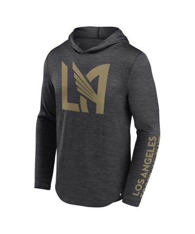 Men's Branded Charcoal LAFC First Period Space-Dye Pullover Hoodie $27.95 Sweatshirt