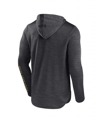 Men's Branded Charcoal LAFC First Period Space-Dye Pullover Hoodie $27.95 Sweatshirt