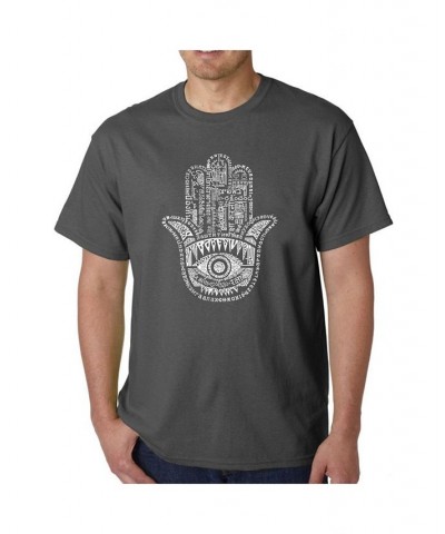 Men's Word Art T-Shirt - Hamsa Black $17.50 T-Shirts