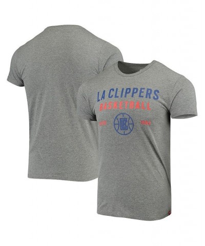 Men's Gray LA Clippers Comfy Tri-Blend T-shirt $16.45 T-Shirts