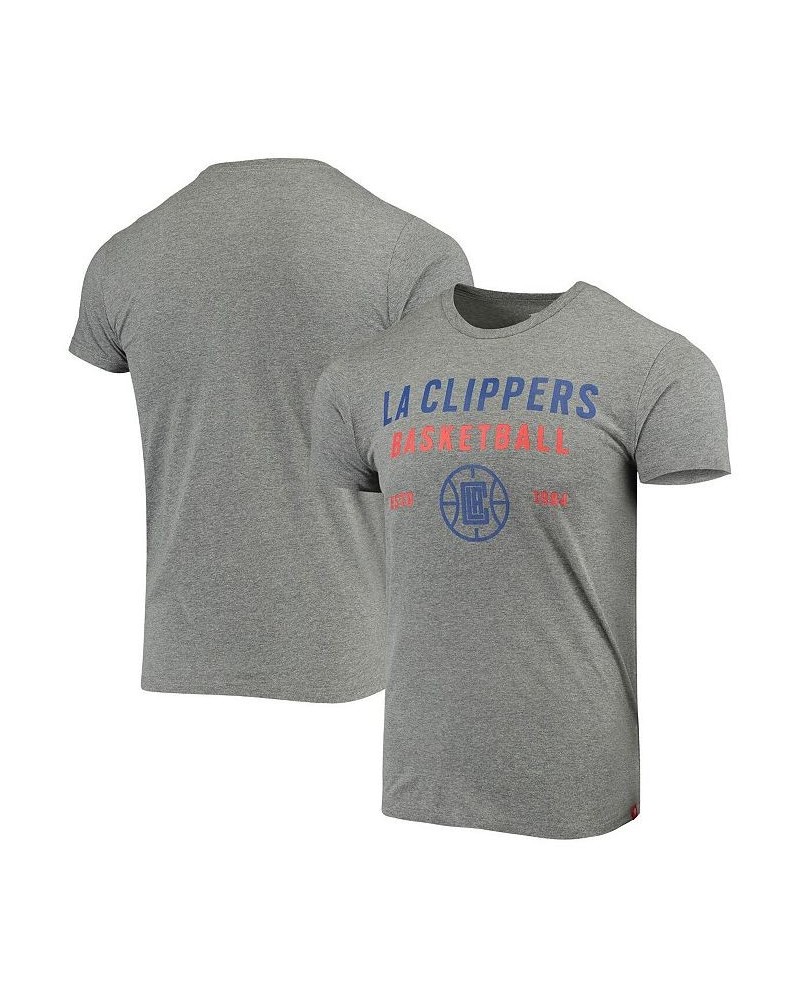 Men's Gray LA Clippers Comfy Tri-Blend T-shirt $16.45 T-Shirts