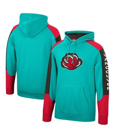 Men's Turquoise Vancouver Grizzlies Hardwood Classics Fusion Pullover Hoodie $42.90 Sweatshirt