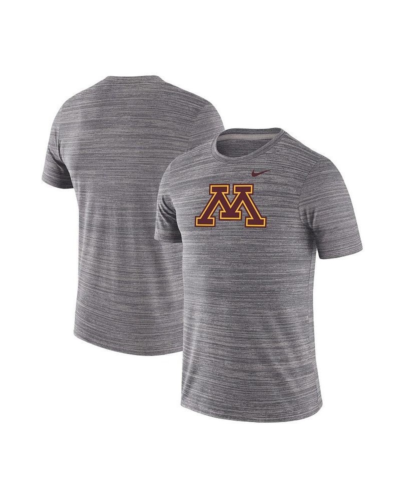 Men's Gray Minnesota Golden Gophers Team Logo Velocity Legend Performance T-shirt $30.79 T-Shirts